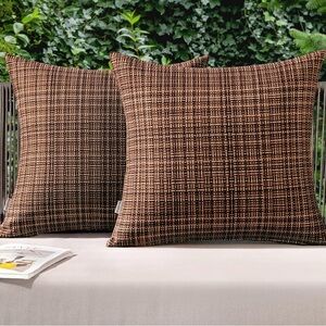 Miulee outdoor waterproof Throw Pillows covers.